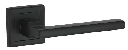 Купить Ручка межкомнатная черный Ручка BUSSARE PINADO A-31-30 BLACK квадрат для межкомнатной двери в Находке