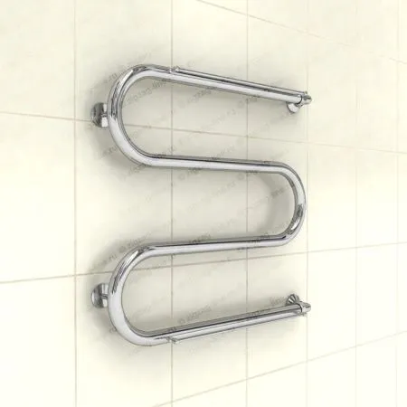 Полотенцесушитель Zigzag M (1") 500*600 с полочками в Находке