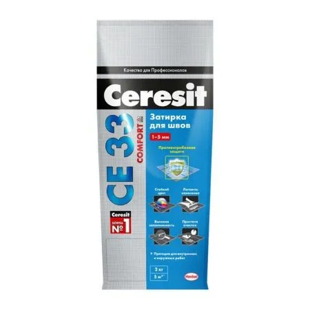 Затирка  Ceresit CEЗЗ белая 2кг