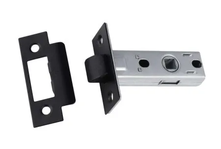 Купить Защелка хром Защелка под ручку L6-45 PLAST BLACK BUSSARE черный пластик для межкомнатной двери в Находке