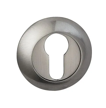 Купить Накладка на ключевой цилиндр  Хром матовый Накладка BUSSARE B0-10 S.CHROME ключевина для межкомнатной двери в Находке