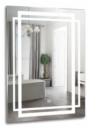 Купить Зеркало  Мадрид 60*80 (сенсорный выключатель) Silver Mirrors в Находке