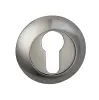 Купить Накладка на ключевой цилиндр  Хром матовый Накладка BUSSARE B0-30 S.CHROME ключевина квадрат для межкомнатной двери в Находке